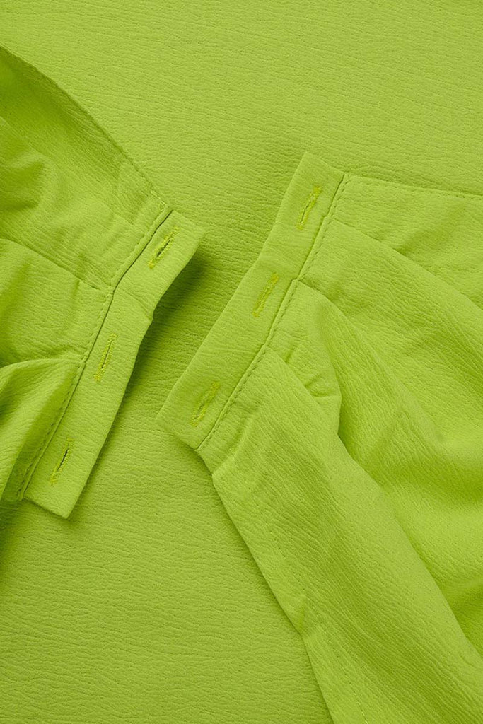 Goosudu Casual Solid Patchwork Turndown Collar Long Sleeve Dresses