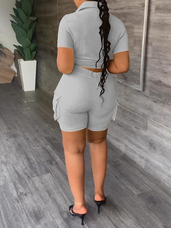 Goosudu Cargo Shirt & Shorts Set