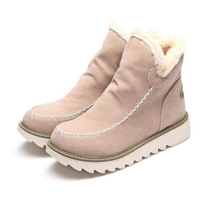 Goosudu Women Casual All-Match Warm Short Boots