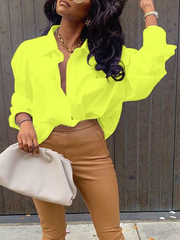 Goosudu Slogan Back Tunic Shirt