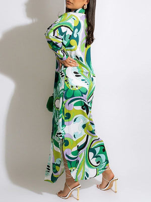 Goosudu Printed Shirt Dress