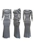 Goosudu Stripe Mermaid Dress
