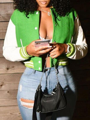 Goosudu Colorblock Bomber Jacket - sold out