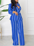 Goosudu Stripe Shirt & Pants Set