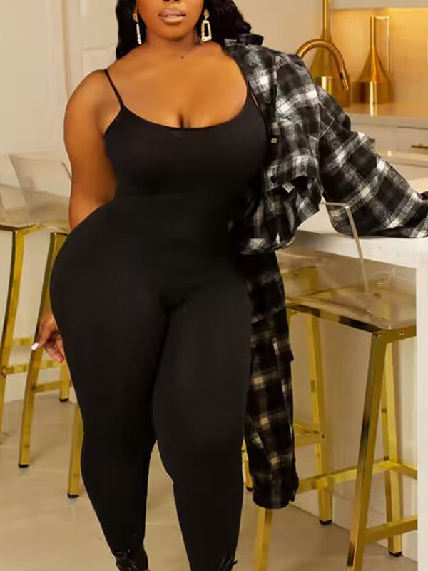 Goosudu Plaid Snap-Front Jacket