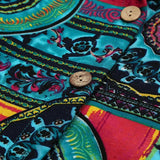 Goosudu Women's West Ethnic Floral Coat Fleece Warm Hoode Jacket Coat