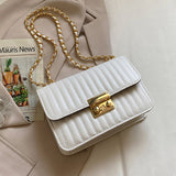 Goosudu Casual Elegant Solid Chains Bags(3 Colors)