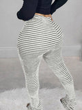 Goosudu Stripe Stacked Pants