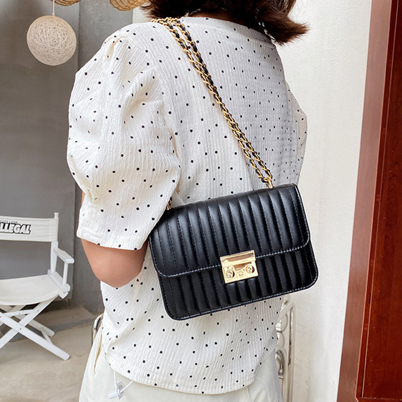 Goosudu Casual Elegant Solid Chains Bags(3 Colors)
