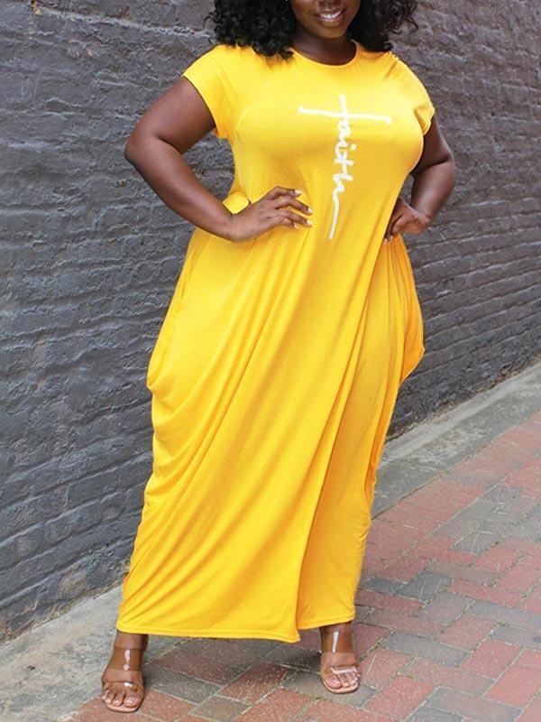 Goosudu Logo Asymmetric Tee Dress