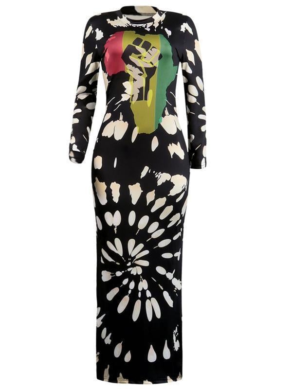 Goosudu Africa Pride Maxi Dress
