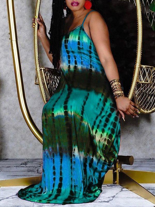 Goosudu Tie-dye Cami Maxi Dress