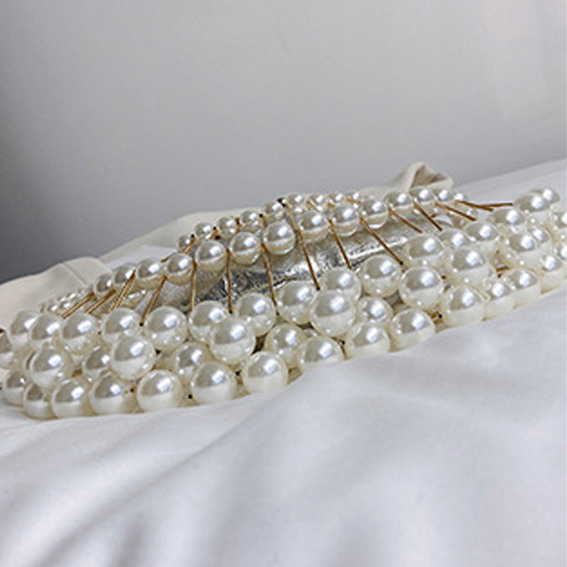 Goosudu Casual Patchwork Pearl Bags