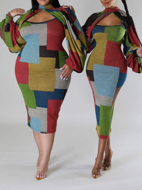 Goosudu Colorblock Dress