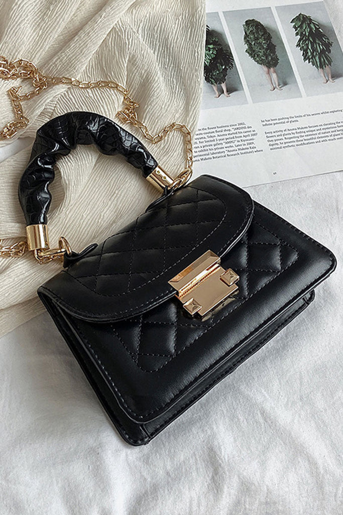 Goosudu Fashion Casual Solid Patchwork Metal Accessories Decoration Chains Bags