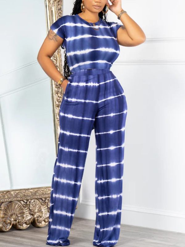 Goosudu Printed Tied Tee & Pants Set