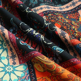 Goosudu Women's Fall Winter Ethnic Floral Coat Fleece Warm Hoode Jacket Coat