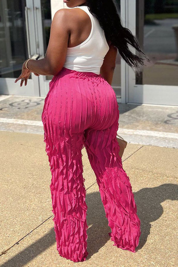 Goosudu Stringy Selvedge Rocking See-Through Pants