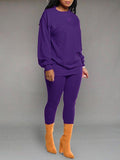 Goosudu Solid Sweatshirt & Jogging Set