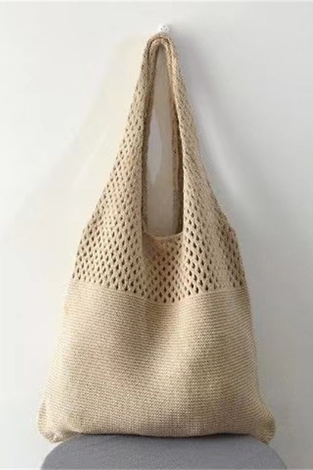 Goosudu Knit Design Shoulder Bag