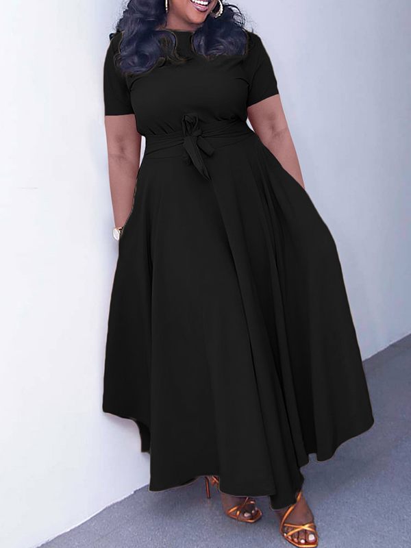 Goosudu Short-Sleeve Tied Dress