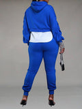 Goosudu Ruched Combo Hoodie & Jogger Pants Set