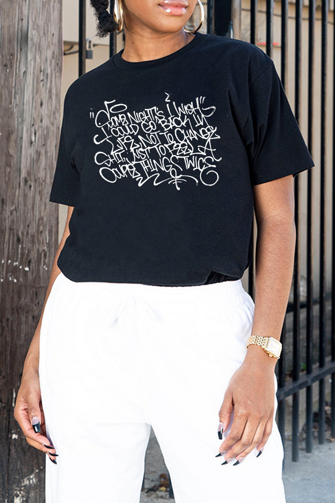 Goosudu Casual Daily Print Patchwork O Neck T-Shirts