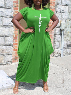 Goosudu Logo Asymmetric Tee Dress