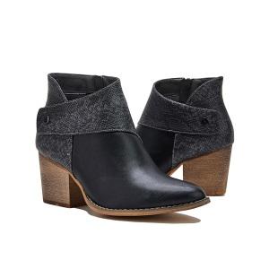 Goosudu Women's Thick Heel Pointed Western Cowboy Boots