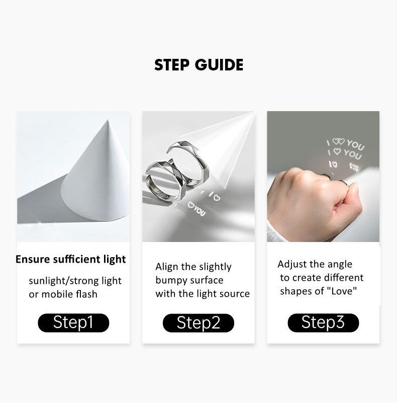 Goosudu In the name of light I love you Ring