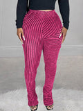 Goosudu Stripe Stacked Pants