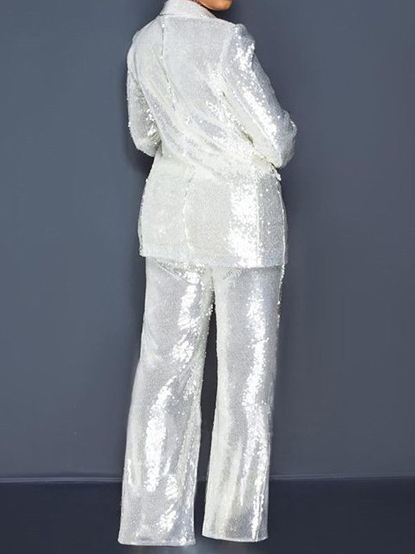 Goosudu Sequin Blazer & Pants Set