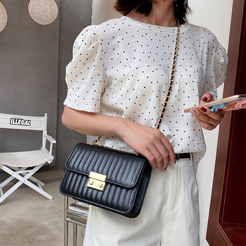 Goosudu Casual Elegant Solid Chains Bags(3 Colors)