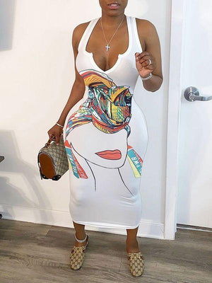Goosudu African Beauty Bodycon Dress