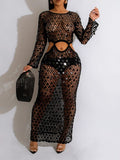 Goosudu Sequin Mesh Cover Up