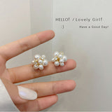 Goosudu popcorn pearl earring