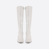 Women Square-Toe Side Zip Boots