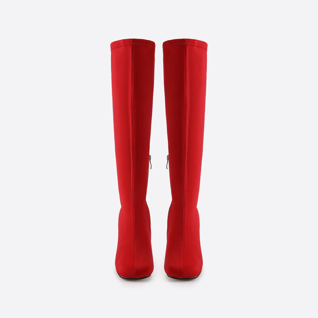 Women Square Heeled Boots
