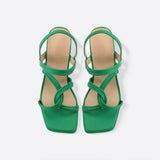 Women Ankle Strap Heel Sandals