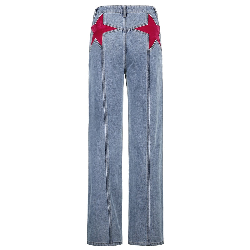 Goosudu  Vintage High Waist Jeans Woman Casual Elegant Long Trousers Ladies High Street Autumn Fashion Denim Pants Capris