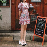 goosudu Luxury Designer Women Thick High Heels Shose Chain Square Toe Pumps Spring Square Toe Shoes Wedding Shoes Mary Jane Sandals