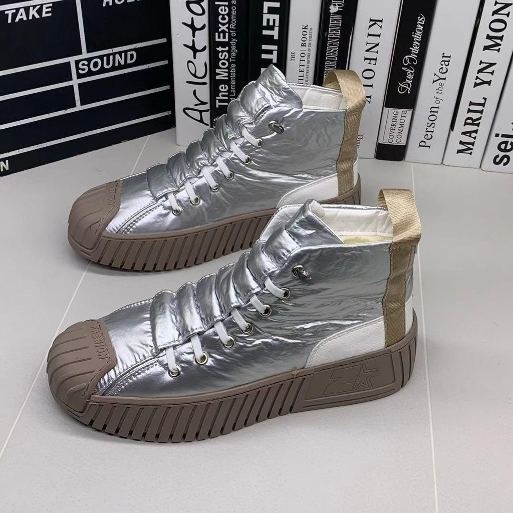 goosudu  Autumn Winter New Male Martin Boots Increase Boots Fashion Casual Shoes Sneakers High-quality Thick-soled Shoes Men's Shoes