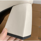 goosudu Fashion Female Super High Heels Long Boots PU Leather Zipper Shoes New Autumn Women Pumps Ladies Knee High Motorcycle Boots