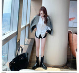 goosudu New Luxury Chelsea Boots Women Ankle Boots Chunky Winter Shoes Platform Ankle Boots Slip on Chunky Heel BV Boot Brand Botas