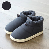 Winter Sonw Boots Women Shoes Warm Cotton Fabric Woman Boots Comfort Down Warm Shoes Thick Bottom Soft Flat Female Footwear