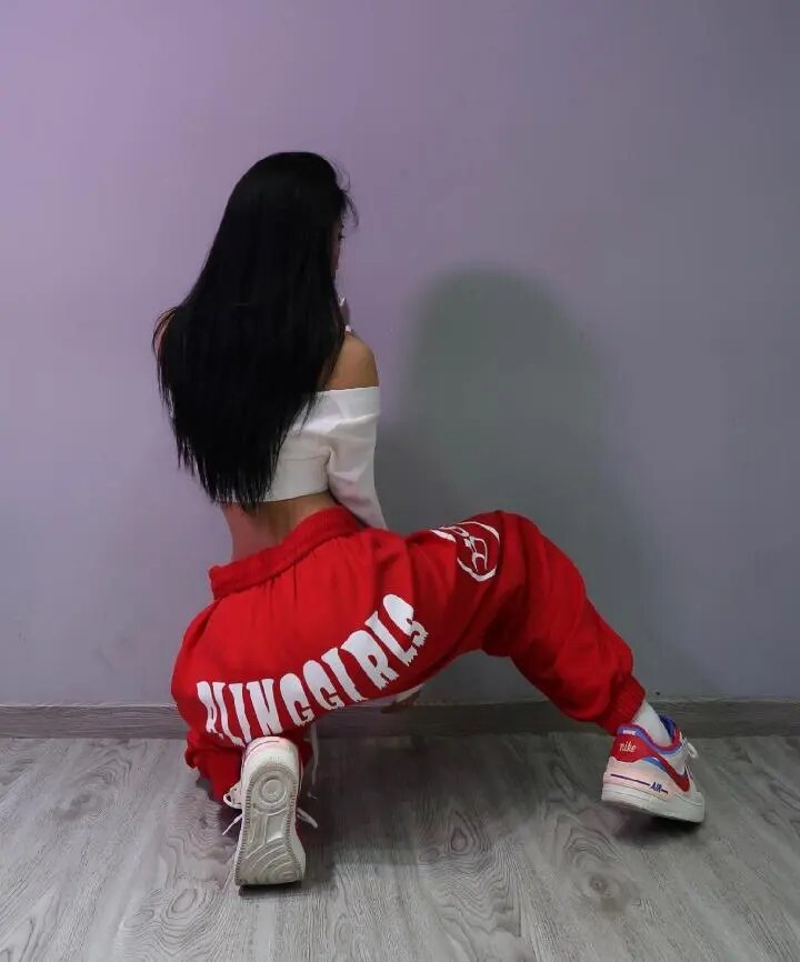 Jogging Sweatpants Women  Spring Korean Fashion White Joggers Sports Pants Harajuku Casual Loose Oversize Trousers