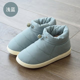 Winter Sonw Boots Women Shoes Warm Cotton Fabric Woman Boots Comfort Down Warm Shoes Thick Bottom Soft Flat Female Footwear