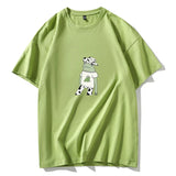 Skateboard Frog Dinosaur Cute Graphic Tee Women Tshirt Green Aesthetic Oversized T Shirt Harajuku Casual Summer Tops