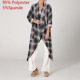 goosudu  Women Tops Vintage Solid Blouses Summer Fashion Long Shirts Casual Cowl Neck Long Sleeve Asymmetrical Party Blusas