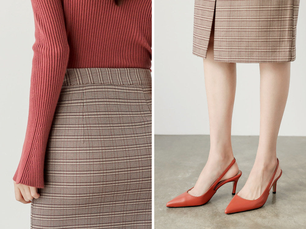 goosudu Spring Autumn Shallow Mouth Pumps Sexy Pointed Toe Back Buckle High Heels Pumps Summer Sandals 8 CM 6 CM Women Shoes